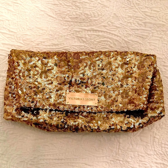 💄👝 Sequined VS Cosmetics Bag - Picture 1 of 5